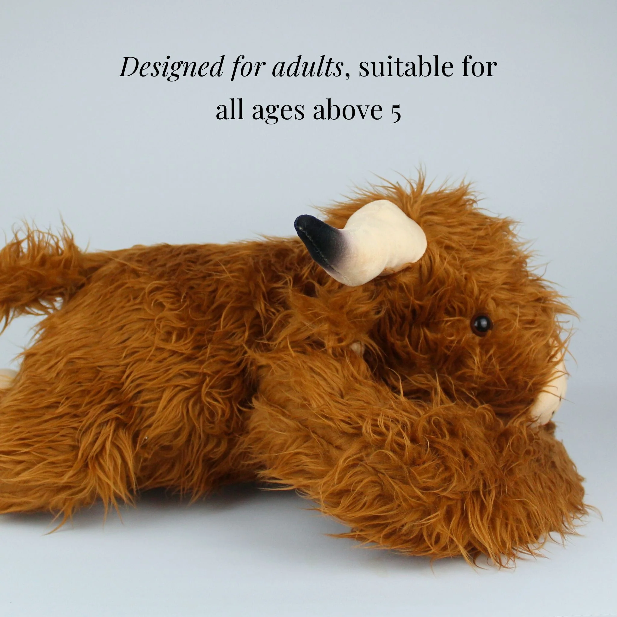 Hallie the Highland Cow Weighted Animal - Image 8